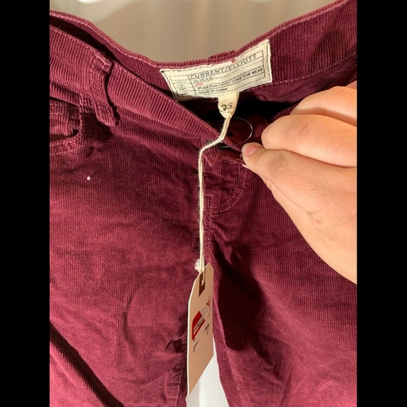 NWT $208‎ Current/elliott The Stiletto Corduroy Skinny Ankle Jeans [SZ 25 ] - Picture 4 of 13